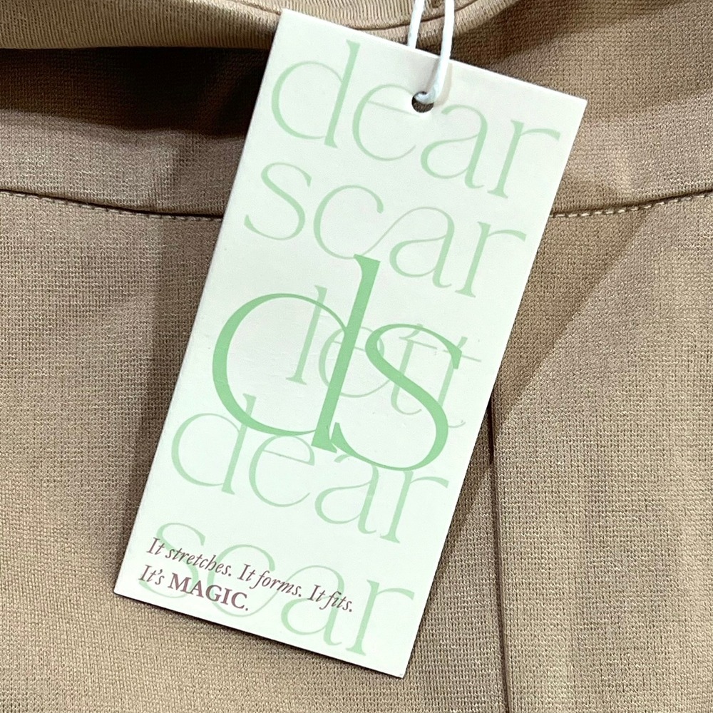 Dear Scarlett NWT Magic Flare‎ Pants Women's 1X Tan Beige Tummy Control Pull On - Picture 14 of 16